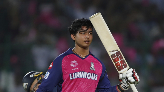Vaibhav Suryavanshi in RR vs GT IPL 2025 match