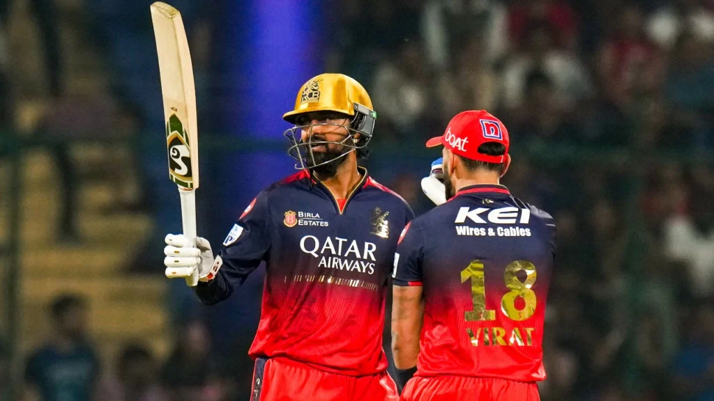 RCB vs DC IPL 2025 match Krunal Pandya