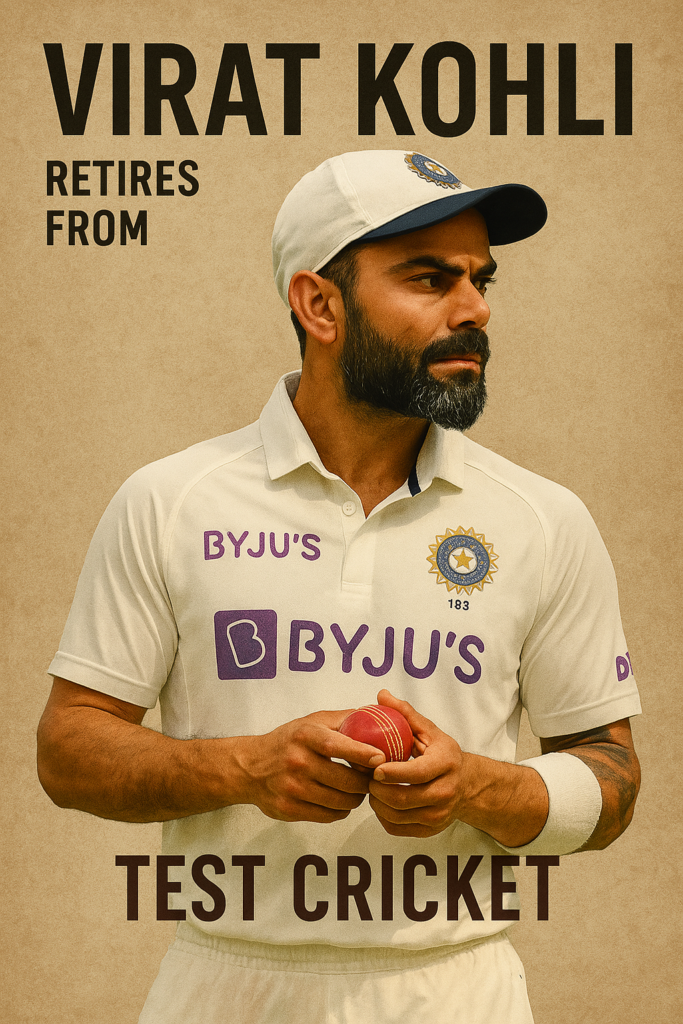 Virat Kohli Retires From Test Cricket