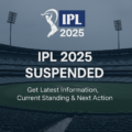 IPL 2025 Suspended