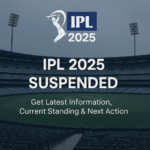 IPL 2025 Suspended
