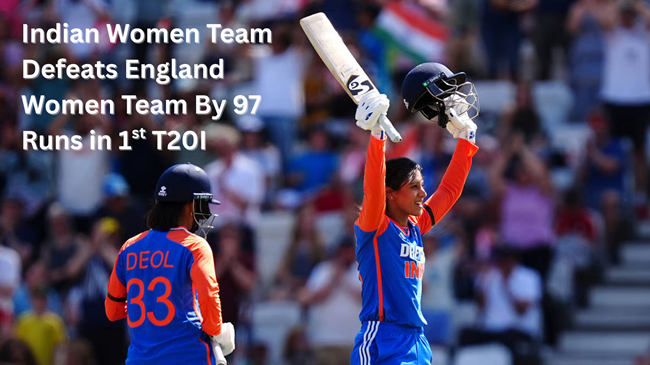 India vs England Women 1st T20I