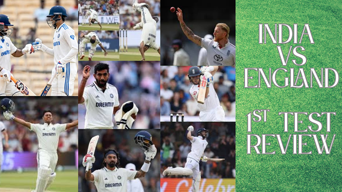 India vs England 1st Test Review