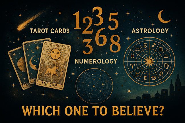 Tarot Cards vs Numerology vs Astrology
