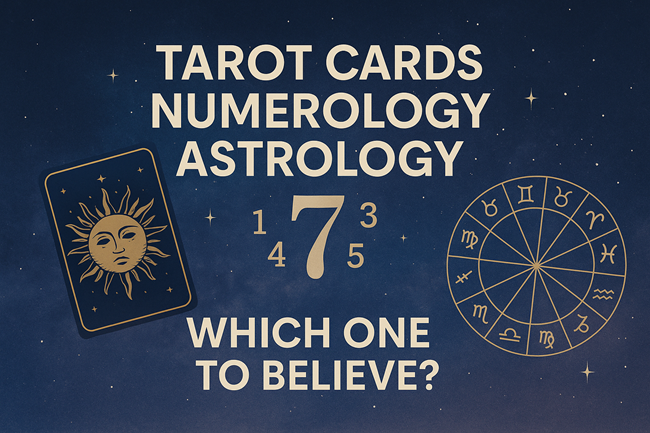Tarot Cards vs Numerology vs Astrology