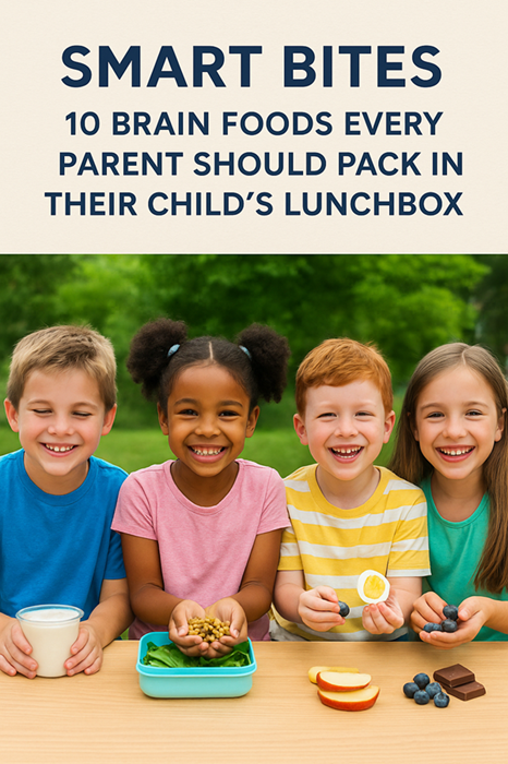 10 Brain Boosting Foods to Pack in Your Child Lunchbox