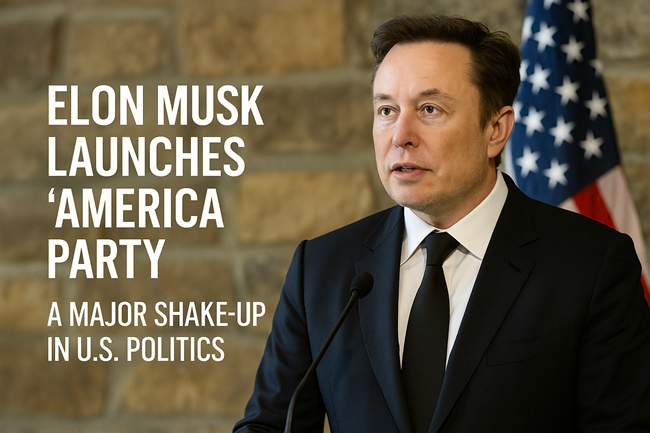 Elon Musk Launches America Party