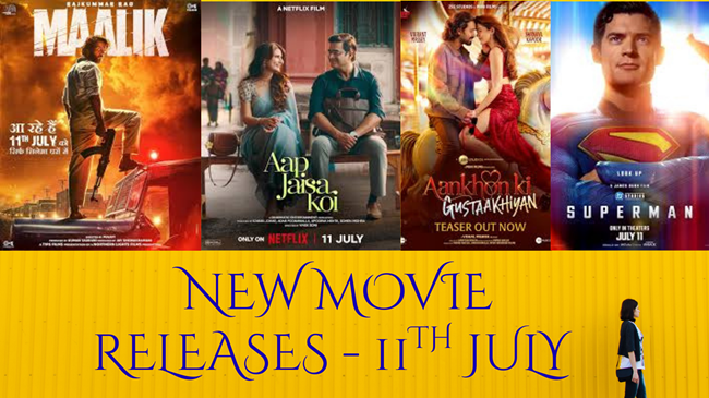 Bollywood Hollywood and OTT releases on 11th July