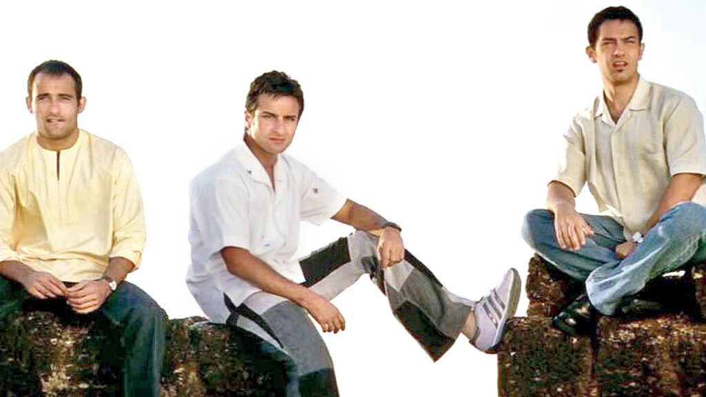 Aakash, Sameer, and Sid in Dil Chahata Hai