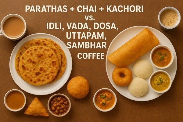 North Indian vs. South Indian Breakfasts