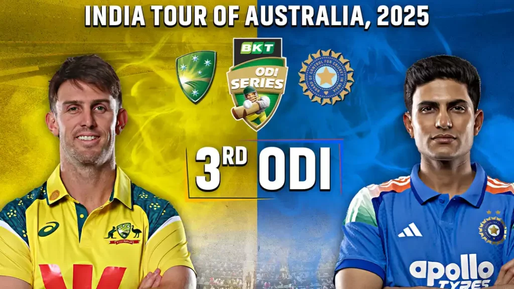India vs Australia 3rd ODI 2025