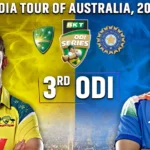 India vs Australia 3rd ODI 2025