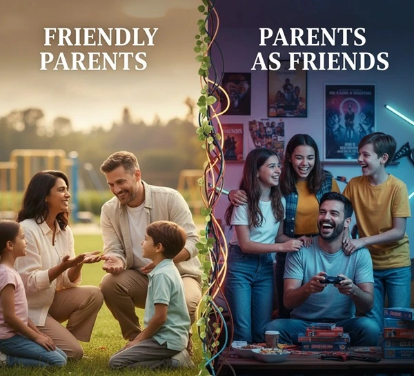 Parenting - Parents as Friends vs Friendly Parents