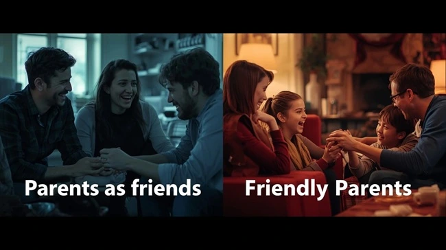 Parenting - Parents as Friends vs Friendly Parents