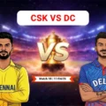 CSK vs DC IPL 2026