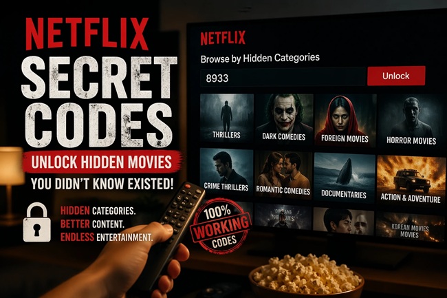 Netflix Secret Codes