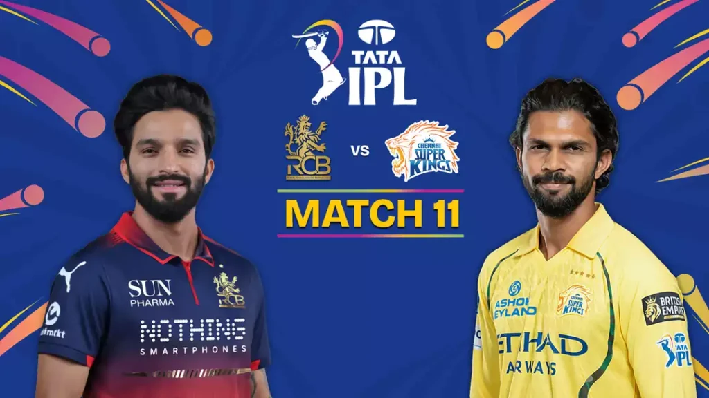 RCB vs CSK IPL 2026