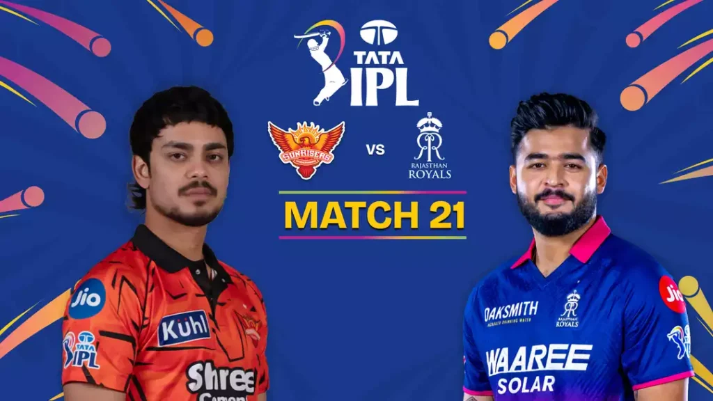 SRH vs RR IPL 2026